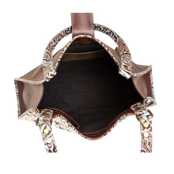 Myra Bag Bags New Release Myra Bag Cowhide And Leather Tote Satchel